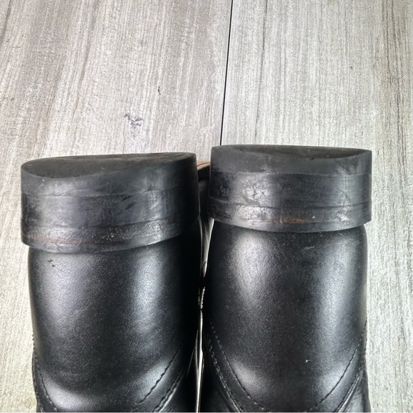 Justin Boots Black Leather Roper Round Almond Toe Cowboy Boot Women’s Size 6.5 - Picture 11 of 11